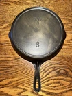 Unmarked Victor Made By Griswold #8 Cast Iron Skillet–Fully Restored, Sits Flat