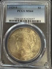 1925 S Peace Silver Dollar PCGS MS-64