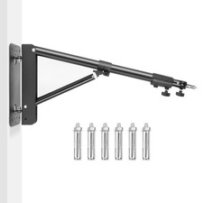 Wall Mount Triangle Boom Arm, 51inches/130cm, 180  Flexible Rotation, Stands