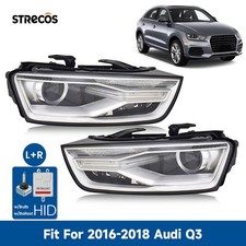 For 2016-2018 Audi Q3 Hidxenon Headlight W Bulb And Ballast Leftright Pair