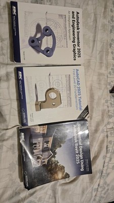 SDC Publications 2025 Autodesk AutoCAD, Inventor, and Residential Revit