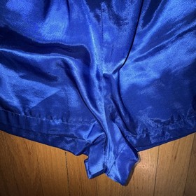 Vintage Inner Most Blue Satin Sleeper Shorts & Matching Top Size Medium 36-38 B