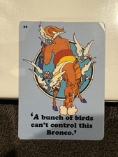 1992 DANDY RUGBY LEAGUE CARD #35  BRISBANE BRONCOS & GOLD COAST SEAGULLS