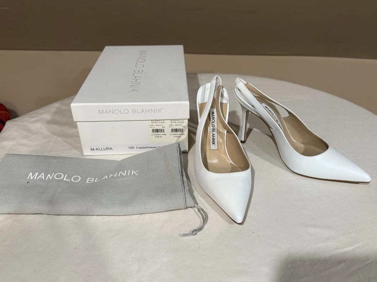Manolo Blahnik White Heels for Women for sale | eBay