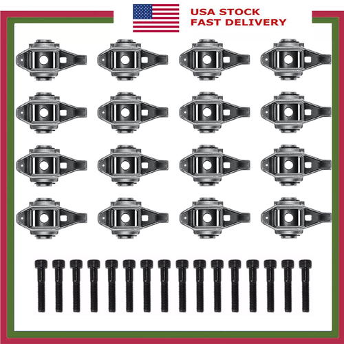 Roller Rocker Arms w/ Bolts Fit Chevrolet GMC LS LS1 4.8 5.3L 5.7L 6.0L ...