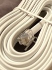 RJ11 Male to RJ11 Male Flat Telephone/DSL Phone Cable Cord, White — photo 3