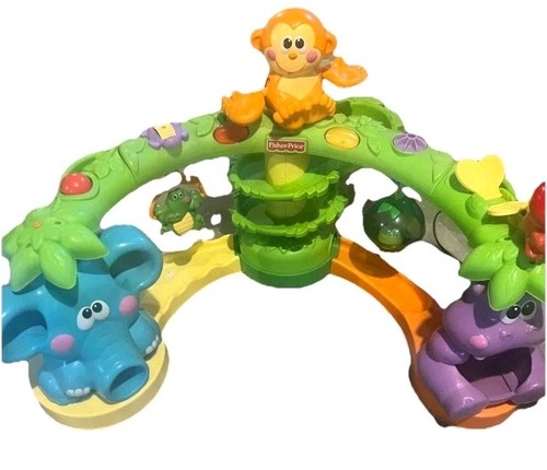 Fisher Price Go Baby Go Crawl & Cruise Musical Jungle RARE 