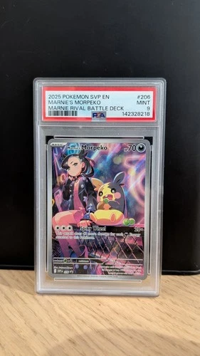 Marnie’s Morpeko 206 Sv: Scarlet & Violet Promo Cards Holo PSA 9 Pokemon