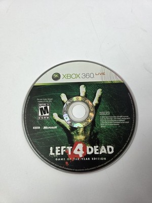 Left 4 Dead Game Of The Year Xbox 360 Disc Only