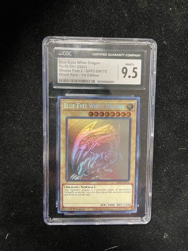 Yu-Gi-Oh! Blue-Eyes White Dragon Ghost Rare 2022 CGC 9.5
