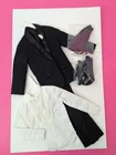 12” Vintage Mattel Barbie Ken Outfit 1960’s Tuxedo Black Suit Formal P115
