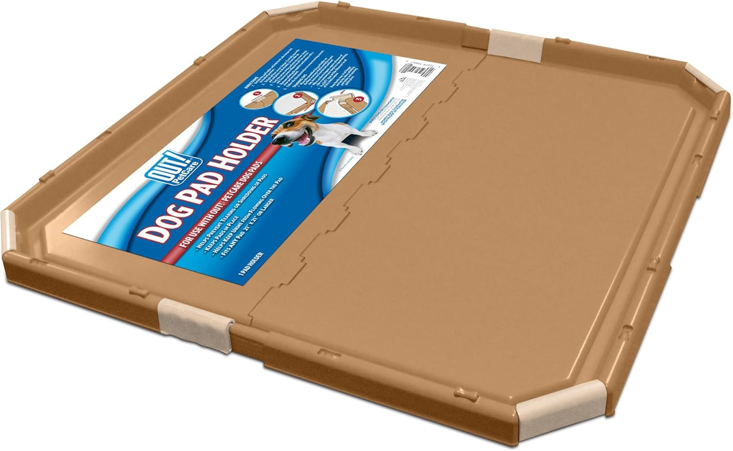 OUT! Petcare Pee Pad Holder Tray, Puppy Pads, Dog Pee Pad Tray, Puppy Essentials thumbnail 11