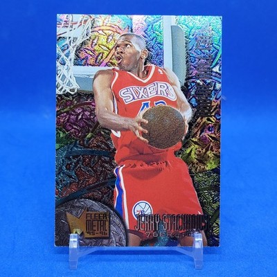 1995-96 Fleer Metal Rookie Roll Call Jerry Stackhouse #R-8 RC