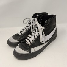 Blazer Mid 77 White Black Leather Shoes Sneakers Size Men 7.5 Women 9 D07396-991