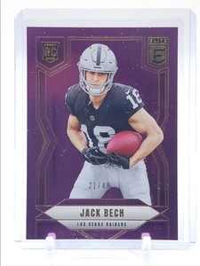 2025 Panini Donruss Elite - Rookies Jack Bech #177 Purple /49 (RC)