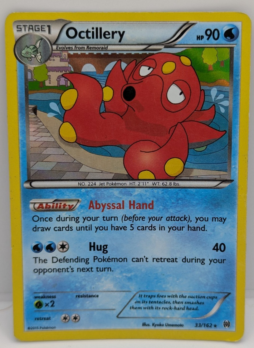 Octillery 33/162 Breakthrough Holo MP Pokemon