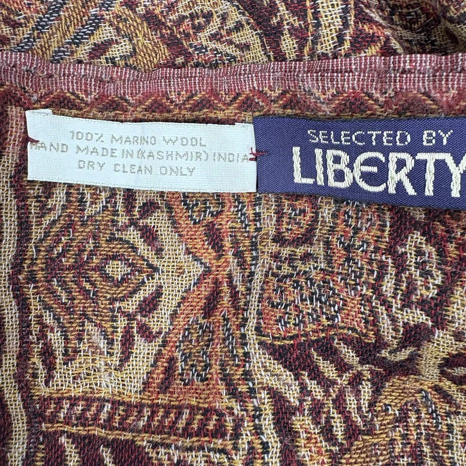 "Tela Liberty de lana merino cachemira hecha a mano 42""x82""" Foto 3 de 3