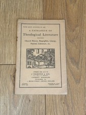 J THORNTON & SON OXFORD AUCTION CATALOGE THEOLOGICAL LITERATURE 1950 ' S ??