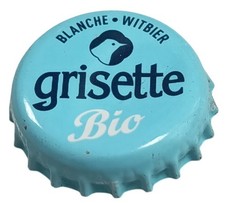 Belgique Capsule Bière Beer Crown Cap Grisette Bio Blanche Witbier RP698
