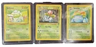 Pokemon 3 Card Lot HOLO Venusaur Vintage WOTC Bulbasaur / Ivysaur / Venusaur
