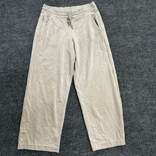 Athleta Seasoft Straight Pant Womens Size S Beige Modal Blend Lounge Casual