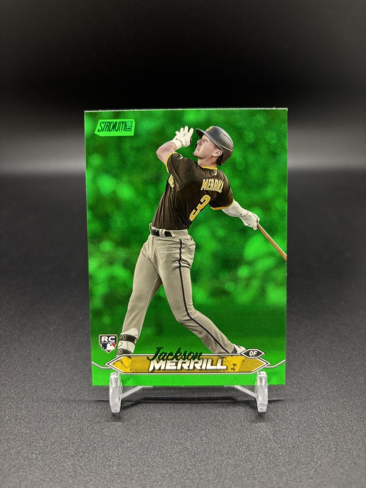 2024 Topps Stadium Club - Jackson Merrill #50 Green Foil /199 (RC)