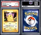 1999 Pokemon Pikachu Yellow Cheeks 58/102 PSA 8