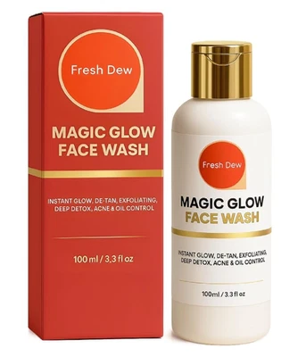 Fresh Dew Magic Glow Face Wash Gel With Niacinamide, Vitamin C & Hyaluronic Acid - Image 1 of 4