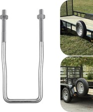U-bolt Trailer Spare Tire Bracket Carrier Spare Silver U-bolt Trailer Spare Tire Bracket Carrier Spare Silver