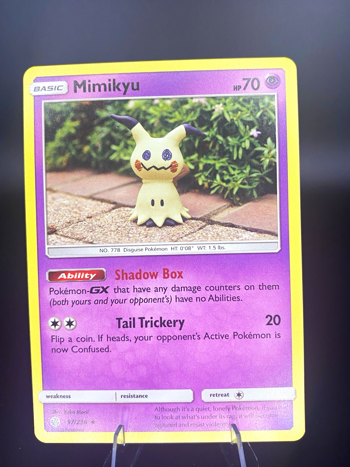 The Pokémon Company Mimikyu 97/236 SM-Cosmic Eclipse Rare Regular English 2019