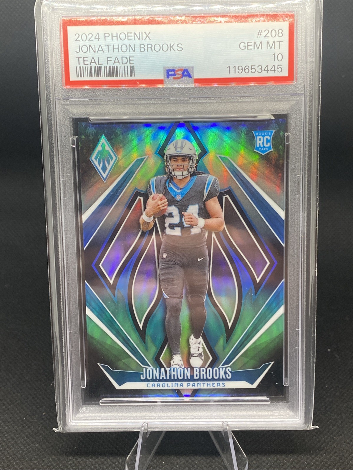 Jonathon Brooks Panini Phoenix #208 Teal Fade