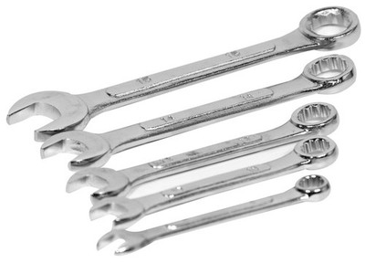 Performance Tool 1406 5 Piece Combo Wrench Set - MM