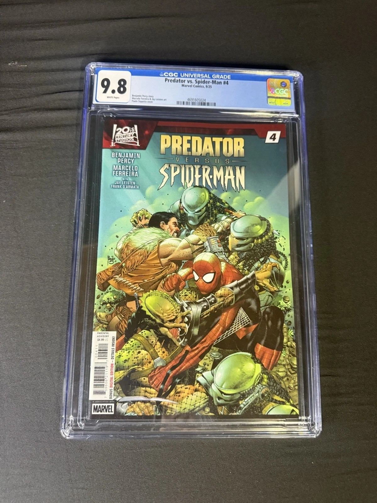 Predator vs. Spider-Man #4 CGC 9.8