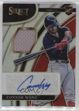 2022 Panini Select Rookie Jersey Holo Prizm 5/199 Connor Wong #RJA-CO Auto 04h3