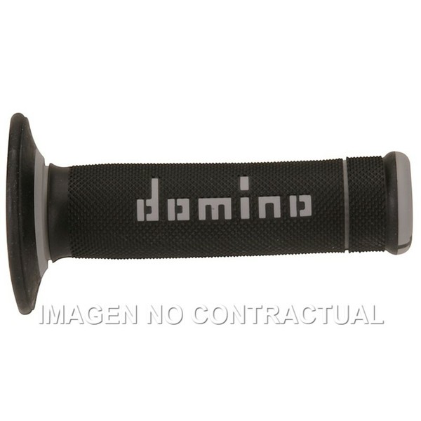 Domino Offroad PuñOs X-Treme Schwarz-Grau Geschlossen 22 Mm 118 Mm FüR Moto-image