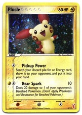 Plusle 6/12 Common EX Trainer Kit 2 Plusle Pokemon Holo SWIRL on eBay