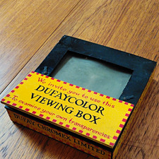 Dufaycolor Viewing Box Light Box Slide/Transparency 1930s Shop Display Model