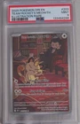Team Rocket's Meowth SV10: Destined Rivals #203/182 PSA 9