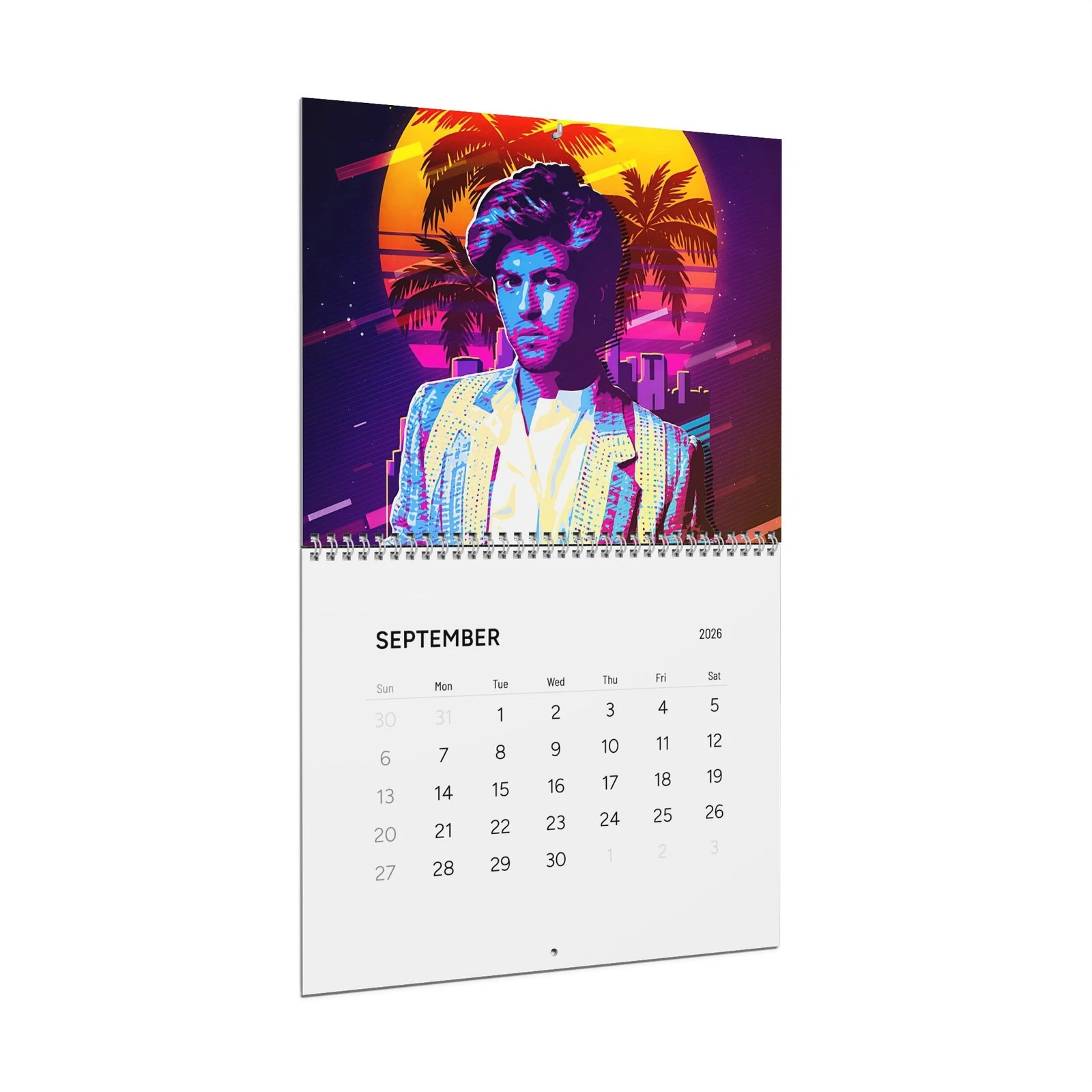 George Michael Wall Calendar 2026