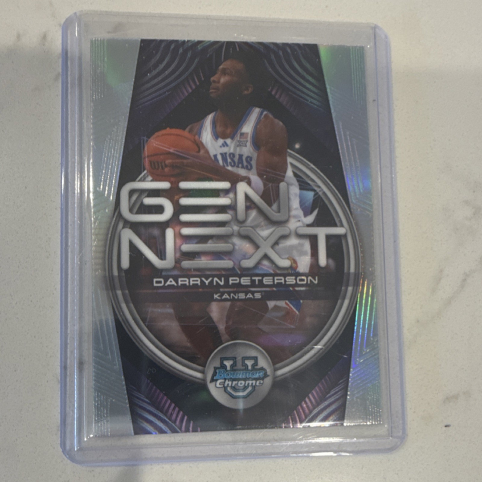 Topps 2025 Bowman Chrome Gen Next Refractor Darryn Peterson #GN-2 Kansas