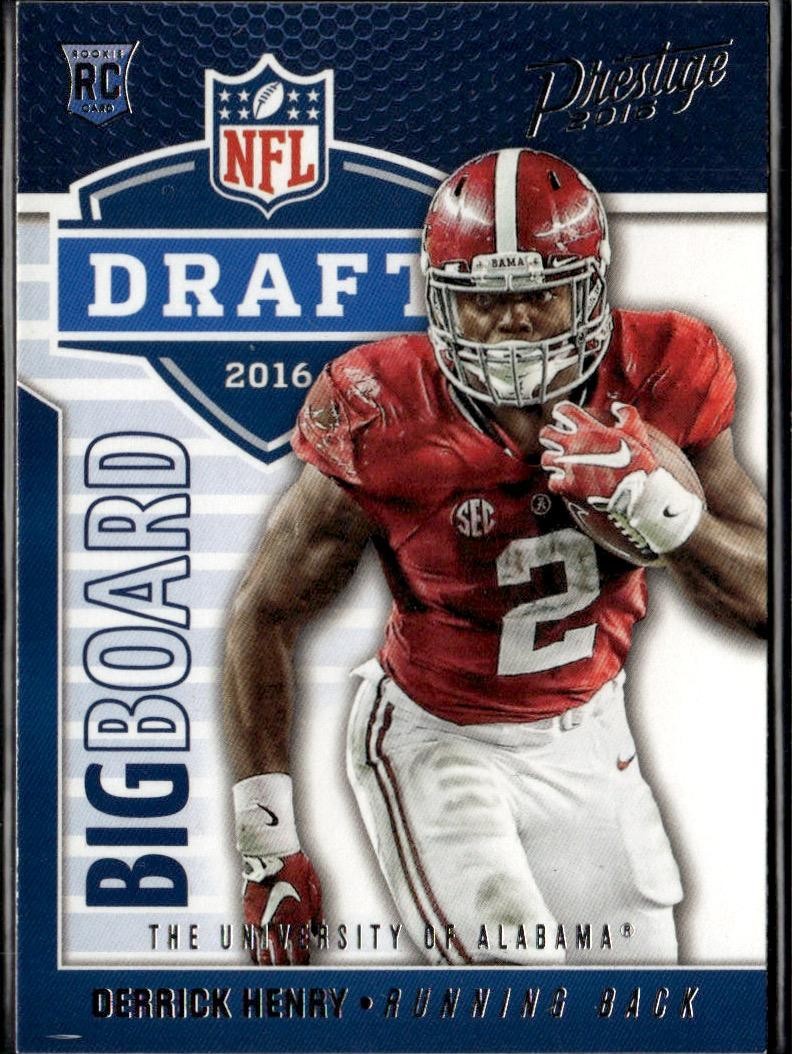 2016 Panini Prestige #4 Derrick Henry Draft Big Board