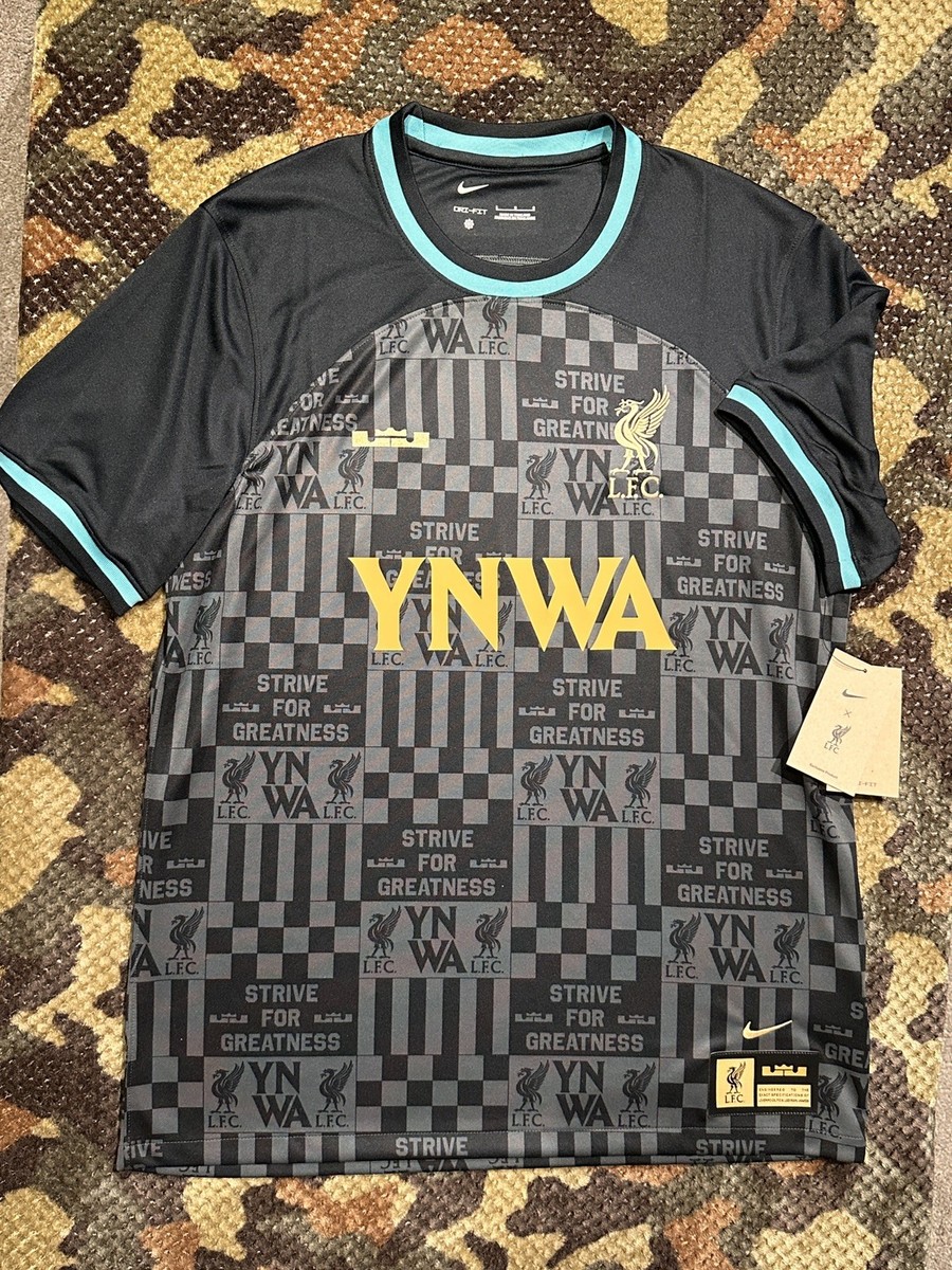 Nike LeBron X Liverpool FC Stadium Men's Soccer Jersey NWT FZ1399