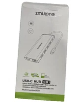 ZMUIPNG 14-in-1 USB-C Docking Station Dual HDMI RJ45 PD for MacBook Dell HP 4K