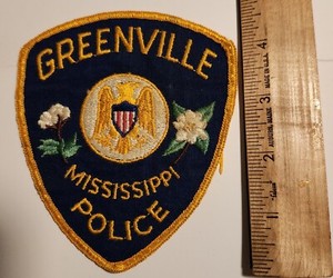 Vintage Greenville Mississippi Police Patch