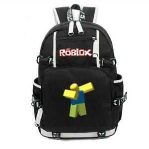 Roblox Head Noob Backpack Boys Girls Schoolbag Men Women Travel