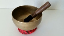SINGING BOWL NEPAL : Handmade Fine Tibetan Meditation Mallet Cushion 16 cm