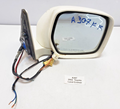  98-04 OEM Toyota Land Cruiser J100 Front Right Passenger Exterior Mirror White*