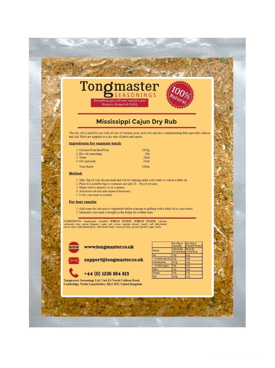 Mississippi Cajun Meat Rub - 200g