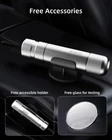 2-in-1 Car Window Glass Breaker Seat Belt Cutter Mini Safety Escape Hammer Silve