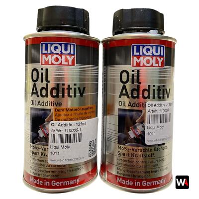 Liqui Moly 1011 Oil Additiv Motoröladditiv Verschleißschutz 2x 125 ml